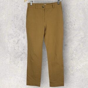 Aritzia Babaton Globe Trousers Classic Tan Womens Size 2 Pants Straight‎ Minimal